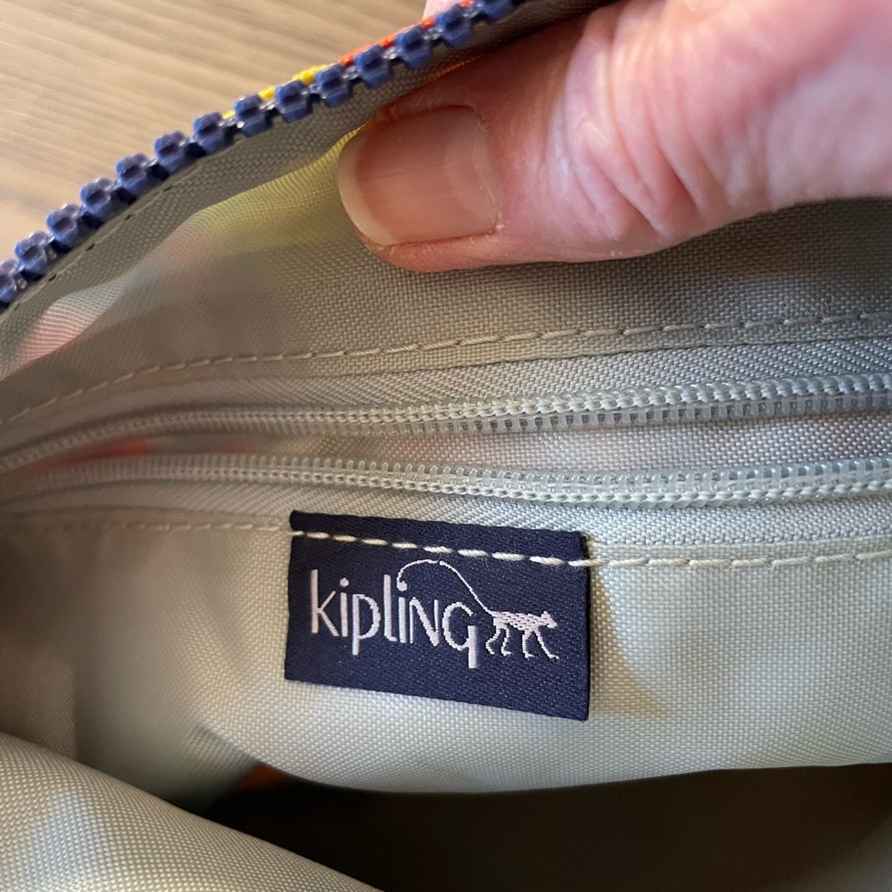 Kipling Multicolor Striped Nylon Crossbody - Picture 7 of 7